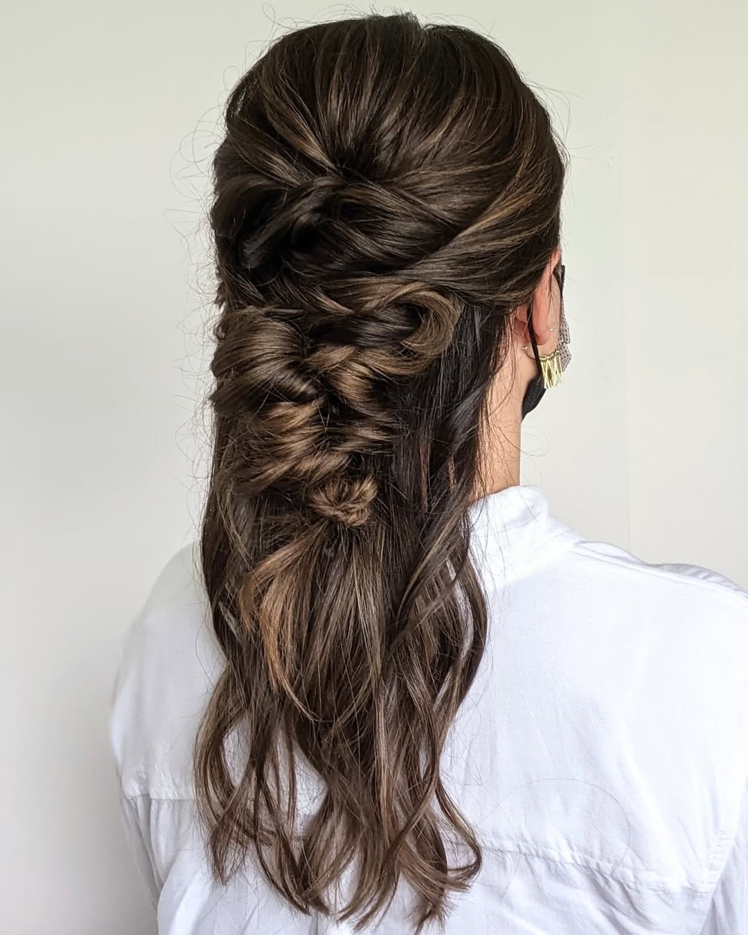 Brautstyling mit Haarschmuck